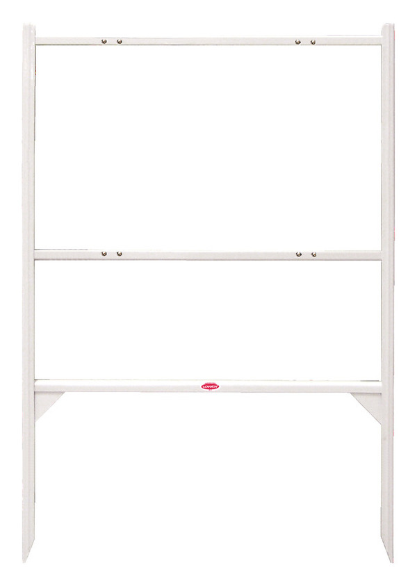 Real Estate Angle Iron Sign Frame,  18h x 30w  - White